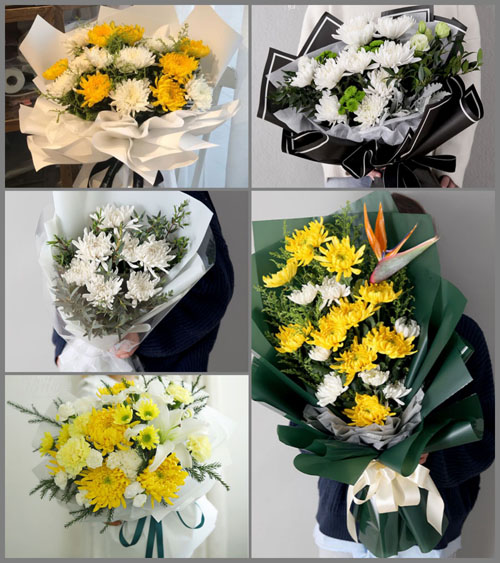 广东梅州市大埔县茶阳镇广陵村白事花束代送
